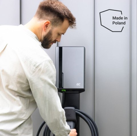 Stacja ładowania Habuden Wallbox EV 22kW z kablem 7,5m Stacja ładowania Habuden Wallbox EV 22kW z kablem 7,5m