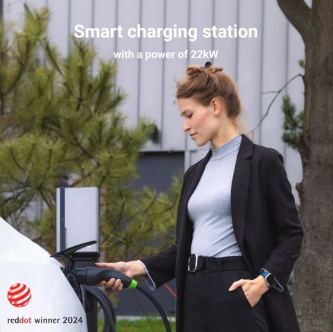 Stacja ładowania Habuden Wallbox EV 22kW z kablem 7,5m Stacja ładowania Habuden Wallbox EV 22kW z kablem 7,5m