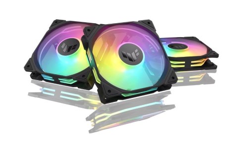 Wentylator TUF Gaming TR120 ARGB REVERSE 3in1/LED/2000RPM/Czarny Wentylator TUF Gaming TR120 ARGB REVERSE 3in1/LED/2000RPM/Czarny