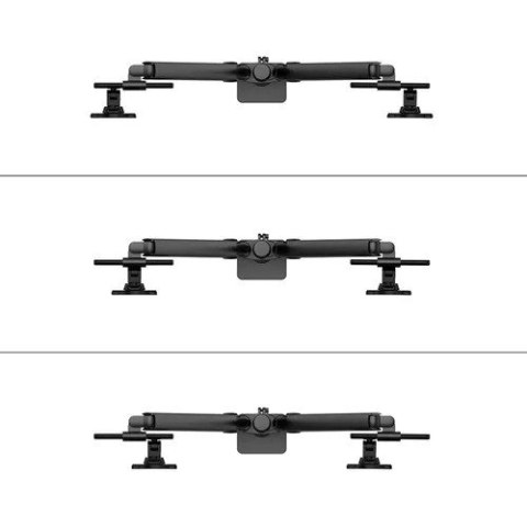 Uchwyt biurkowy podwójny na monitory DS65S-950BL2 Uchwyt biurkowy podwójny na monitory DS65S-950BL2