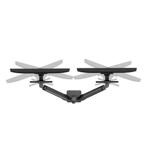 Uchwyt biurkowy podwójny na monitory DS65S-950BL2 Uchwyt biurkowy podwójny na monitory DS65S-950BL2