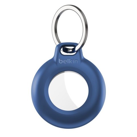 Breloczek do kluczy do Apple AirTag Secure Holder Keyring wodoodporny niebieski