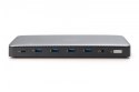 Stacja dokująca USB-C 13 portowa, max. 4K/60Hz z HDR, HDMI, DP, max. 3 monitory (MST), USB-C 3.2 Gen2, Gigabit Ethernet (max. 2.