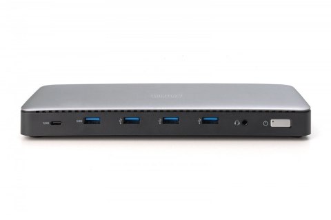 Stacja dokująca USB-C 13 portowa, max. 4K/60Hz z HDR, HDMI, DP, max. 3 monitory (MST), USB-C 3.2 Gen2, Gigabit Ethernet (max. 2. Stacja dokująca USB-C 13 portowa, max. 4K/60Hz z HDR, HDMI, DP, max. 3 monitory (MST), USB-C 3.2 Gen2, Gigabit Ethernet (max. 2.