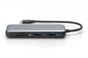 Stacja dokująca USB-C 7 portowa, max. 4K/60Hz z HDR, HDMI, USB-A 3.2 Gen2, Gigabit Ethernet, SD/Micro SD, PD 100W