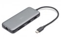 Stacja dokująca USB-C 7 portowa, max. 4K/60Hz z HDR, HDMI, USB-A 3.2 Gen2, Gigabit Ethernet, SD/Micro SD, PD 100W