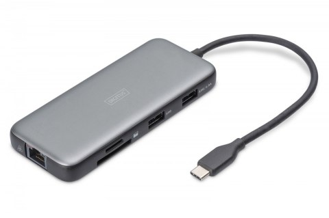 Stacja dokująca USB-C 7 portowa, max. 4K/60Hz z HDR, HDMI, USB-A 3.2 Gen2, Gigabit Ethernet, SD/Micro SD, PD 100W Stacja dokująca USB-C 7 portowa, max. 4K/60Hz z HDR, HDMI, USB-A 3.2 Gen2, Gigabit Ethernet, SD/Micro SD, PD 100W
