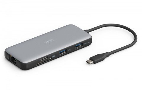 Stacja dokująca USB-C 7 portowa, max. 4K/60Hz z HDR, HDMI, USB-A 3.2 Gen2, Gigabit Ethernet, SD/Micro SD, PD 100W Stacja dokująca USB-C 7 portowa, max. 4K/60Hz z HDR, HDMI, USB-A 3.2 Gen2, Gigabit Ethernet, SD/Micro SD, PD 100W