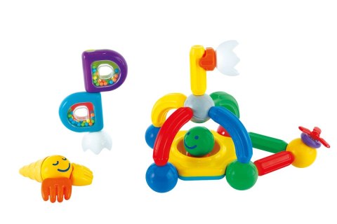 Klocki magnetyczne Stick-o Zestaw konstrukcyjny 60 elementów Klocki magnetyczne Stick-o Zestaw konstrukcyjny 60 elementów