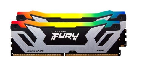 Pamięć DDR5 Fury Renegade RGB 48GB(2*24GB)/8400 CL40 srebrna