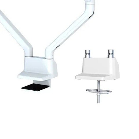 Uchwyt biurkowy FPMA-D750DWHITE2 na 2 ekrany 10-32 cali 75x75-100x100 2-8kg h:20-51cm PIVOT 180 stopni Uchwyt biurkowy FPMA-D750DWHITE2 na 2 ekrany 10-32 cali 75x75-100x100 2-8kg h:20-51cm PIVOT 180 stopni