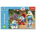 Puzzle 30 elementów Smerfetka i Smerfy