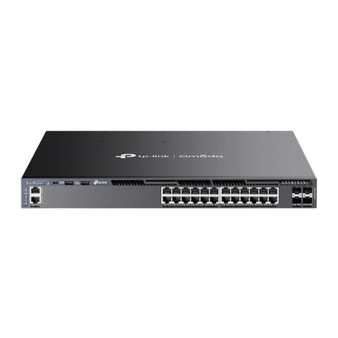 Przełącznik SG6428XHP switch zarządzalny 24 porty gigabitowe PoE+ 4 sloty SFP+ 10G