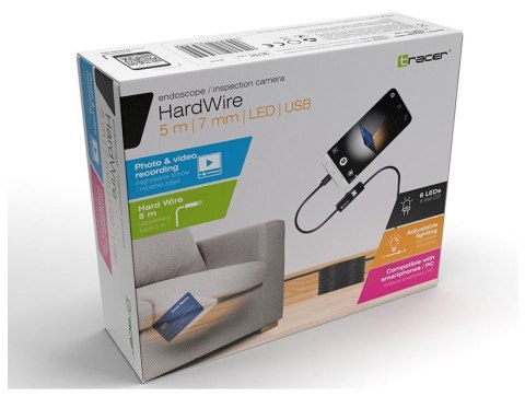 Kamera endoskopowa HardWire 5M 7MM LED USB Kamera endoskopowa HardWire 5M 7MM LED USB