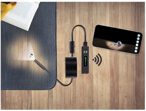 Kamera endoskopowa HardWire 5M 8MM LED WIFI Kamera endoskopowa HardWire 5M 8MM LED WIFI