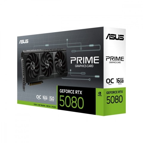 Karta graficzna GeForce RTX 5080 Prime OC 16GB GDDR7 256bit 3DP/HDMI Karta graficzna GeForce RTX 5080 Prime OC 16GB GDDR7 256bit 3DP/HDMI
