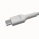 Kabel USB-C-USB-C PowerStream 100W oplot 0,3m biały