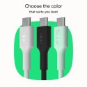 Kabel USB-C-USB-C PowerFlex 100W silikonowy 2m zielony