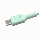 Kabel USB-C-USB-C PowerFlex 100W silikonowy 2m zielony