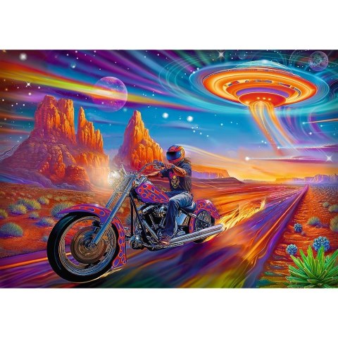 Puzzle 1000 elementów DreamScapes Szalona jazda motocykl Puzzle 1000 elementów DreamScapes Szalona jazda motocykl
