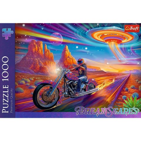 Puzzle 1000 elementów DreamScapes Szalona jazda motocykl Puzzle 1000 elementów DreamScapes Szalona jazda motocykl