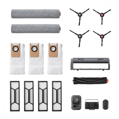 EUFY Zestaw akcesoriow dla OMNI S1 Pro oraz S1 1x szczotka wraz z osłonk, 4x filtr, 2x szczotki boczne, 2x wałek mopujący, 1x zb