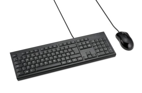 Zestaw przewodowy mysz+ klawiatura KM100 EQ UK QWERTY Zestaw przewodowy mysz+ klawiatura KM100 EQ UK QWERTY