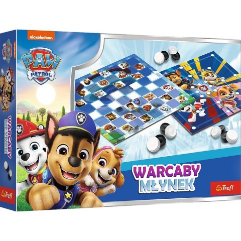 Gra Warcaby i Młynek Psi Patrol