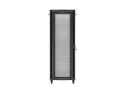 Szafa instalacyjna rack stojąca 19 cali 47U 800x800 drzwi perforowane LCD czarna (Flat pack)