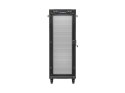 Szafa instalacyjna rack stojąca 19 cali 32U 600x800 drzwi perforowane LCD czarna (Flat pack)