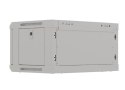 Szafa instalacyjna rack wisząca 19" 4U 540x350 szara drzwi przeszklone ( flat pack)