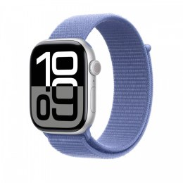 Opaska sportowa w kolorze błękitnego hiacyntu do koperty 46 mm