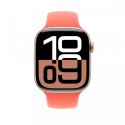 Pasek sportowy w kolorze mandarynkowym do koperty 46 mm - rozmiar M/L