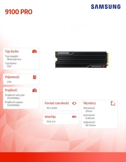 Dysk SSD PRO Heatsink NVMe MZ-VAP2T0CW Dysk SSD PRO Heatsink NVMe MZ-VAP2T0CW