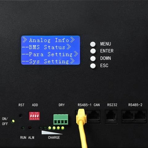 Magazyn energii LiFePO4 do RACK | 5.12kWh | 51.2V | 100Ah | BMS |LCD Magazyn energii LiFePO4 do RACK | 5.12kWh | 51.2V | 100Ah | BMS |LCD