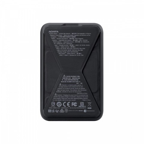 Powerbank R100 10000mAh USB-C/A Wireless PD/Qi czarny Powerbank R100 10000mAh USB-C/A Wireless PD/Qi czarny