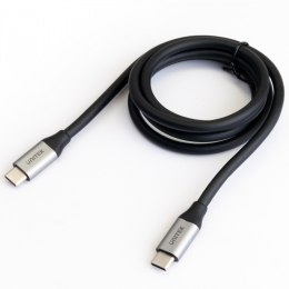 Kabel USB-C - USB-C PD, 10Gbps, 4K60Hz, 1m, M/M; C14082ABK