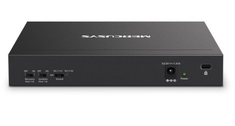 Przełącznik Mercusys 10-Port 10/100Mbps Desktop Switch with 8-Port PoE+ PORT: 8× 10/100 Mbps PoE+ Ports, 2× 10/100 Mbps Non- Przełącznik Mercusys 10-Port 10/100Mbps Desktop Switch with 8-Port PoE+ PORT: 8× 10/100 Mbps PoE+ Ports, 2× 10/100 Mbps Non-