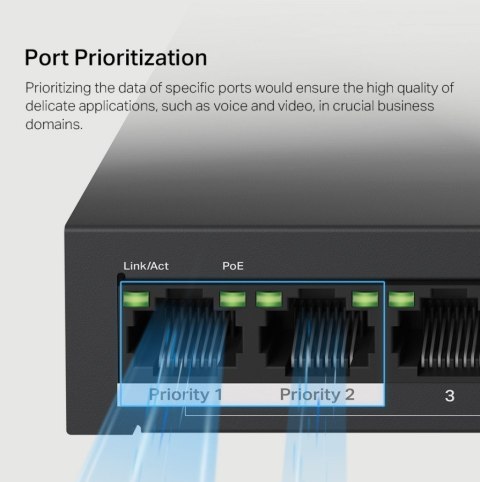 Przełącznik Mercusys 10-Port 10/100Mbps Desktop Switch with 8-Port PoE+ PORT: 8× 10/100 Mbps PoE+ Ports, 2× 10/100 Mbps Non- Przełącznik Mercusys 10-Port 10/100Mbps Desktop Switch with 8-Port PoE+ PORT: 8× 10/100 Mbps PoE+ Ports, 2× 10/100 Mbps Non-