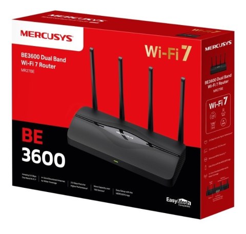 Router BE3600 Mercusys DualBand Wi-Fi 7 SPEED:688 Mbps at 2.4GHz +2880 Mbps at 5GHz Router BE3600 Mercusys DualBand Wi-Fi 7 SPEED:688 Mbps at 2.4GHz +2880 Mbps at 5GHz