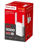 Wzmacniacz sieci bezprzewodowej uniwersalny Mercusys AX3000 Wi-Fi 574 Mbps at 2.4 GHz + 2402 Mbps at 5 GHz