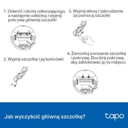 Zestaw szczotek i filtrów do Robota odkurzającego Tapo SPEC: Main Brush ×1, Side Brush ×2, HEPA Filter ×2
