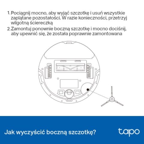 Zestaw szczotek i filtrów do Robota odkurzającego Tapo SPEC: Main Brush ×1, Side Brush ×2, HEPA Filter ×2 Zestaw szczotek i filtrów do Robota odkurzającego Tapo SPEC: Main Brush ×1, Side Brush ×2, HEPA Filter ×2