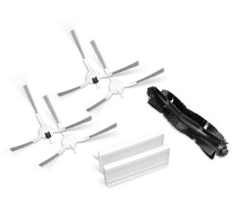 Zestaw szczotek i filtrów do Robota odkurzającego TapoGłówna szczotka ×1 Boczna szczotka (Lewa) ×2 Boczna szczotka (Prawa) ×2 Fi