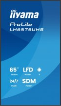 Monitor 65 cali LH6575UHS-B2AG,24/7,IPS,ANDROID.11,4K, WiFi, iiSignage2, FailOver, EShare, 24/7, full daisy chain