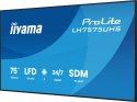 Monitor 75 cali LH7575UHS-B2AG,24/7,IPS,ANDROID.11,4K, WiFi, iiSignage2, FailOver, EShare, 24/7, full daisy chain