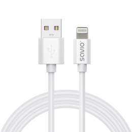 Kabel USB-A do Lightning CL-192 1m biały
