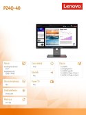 Monitor ThinkVision P24Q-40 23.8 cala 64B2GAT1EU
