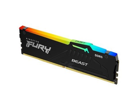 Pamięć DDR5 Fury Beast RGB 64GB(1*64GB)/5600 CL36 czarna Pamięć DDR5 Fury Beast RGB 64GB(1*64GB)/5600 CL36 czarna