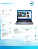 Laptop Dell 16 DC16251 W11P C5 120U/16GB/512GB/16.0 FHD+/Int/FgrPr/WLAN + BT/Backlit Kb/4 Cell/3YPS Midnight Blue